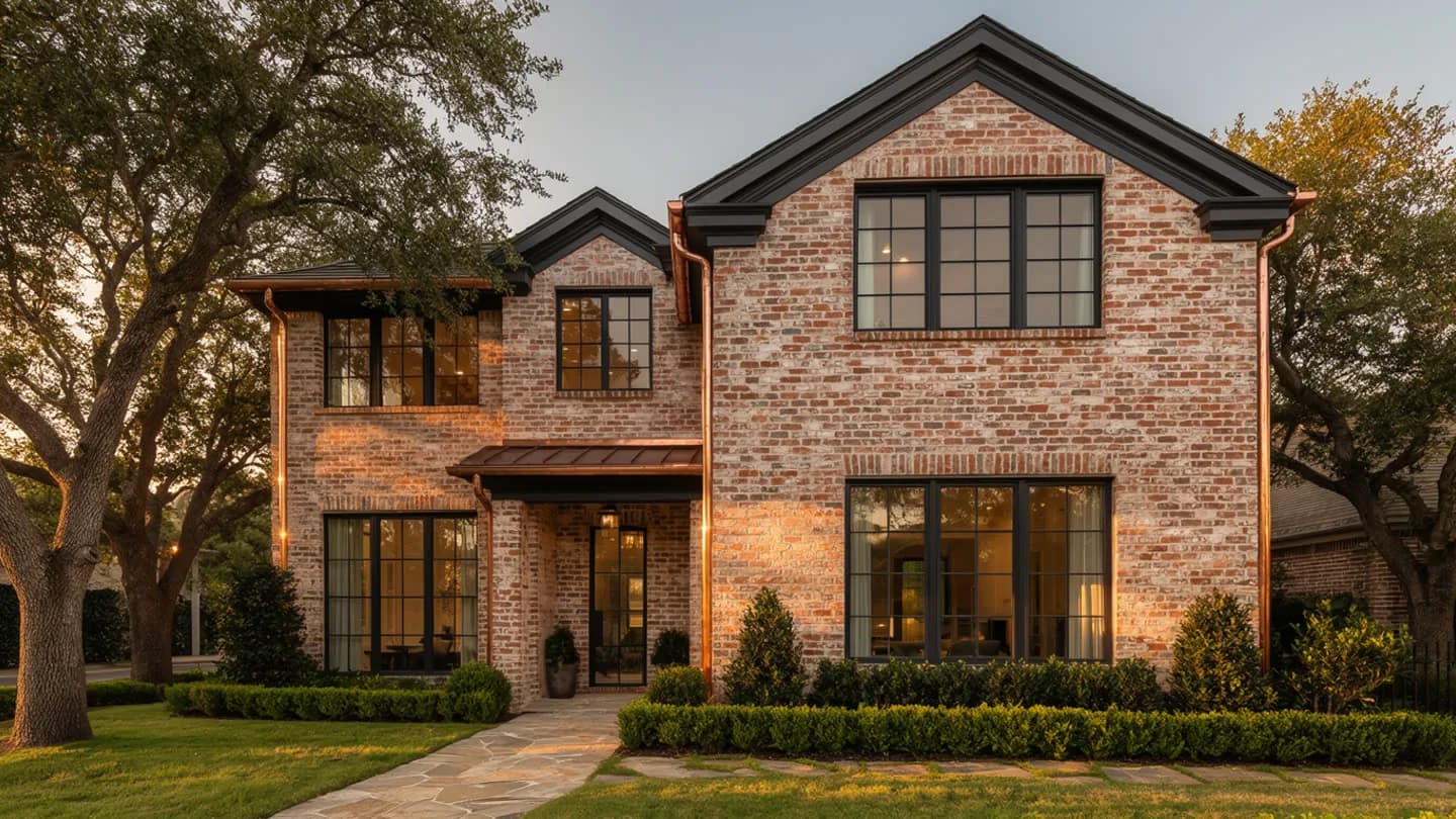A finished whole-home remodel of an established Houston house